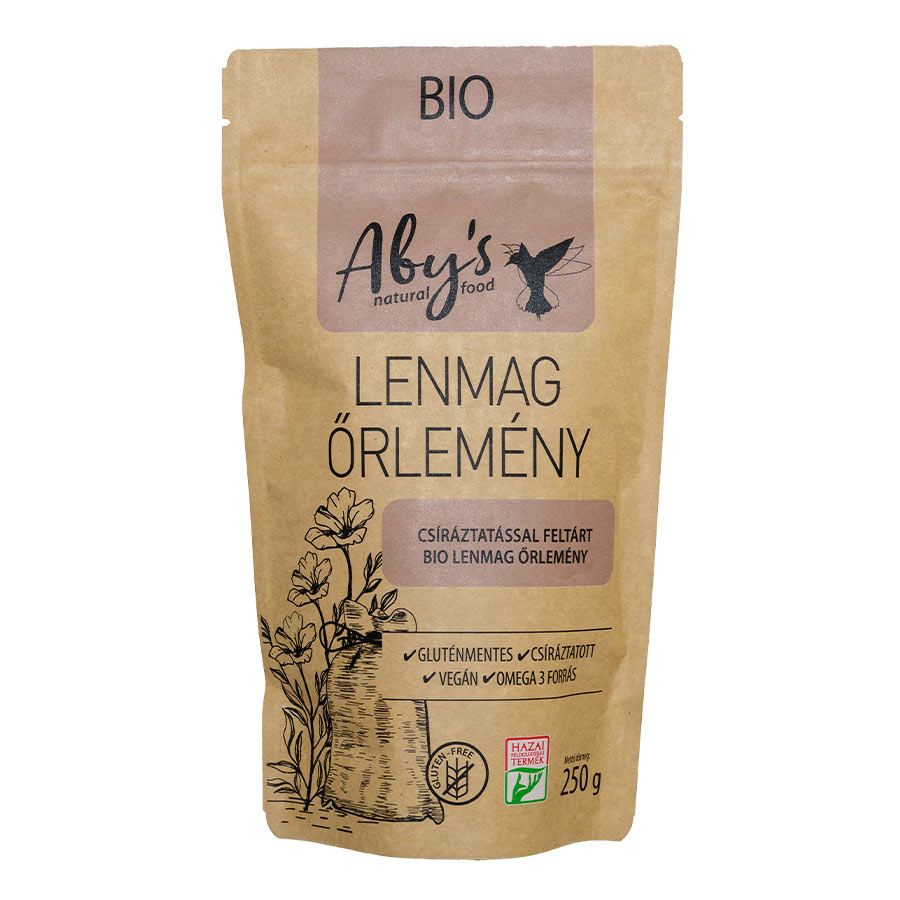ABY BIO csíráztatott lenmag őrlemény 250g